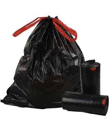 Teyyvn 6 Gallon Black Trash Bag Drawstring 110 Counts - Buy Online on GoSupps.com