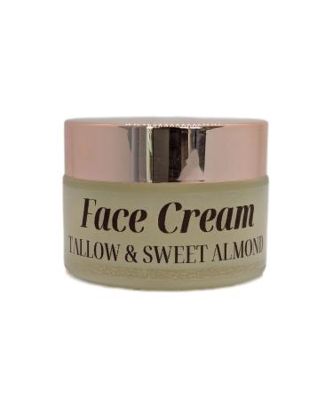 Rendered Radiance by Mom's Time-Out Corner Tallow & Sweet Almond Face Cream 1 oz