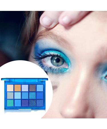 jojomis 15 Colors Eyeshadow Powder Palette Shimmer Glitter Matte Shades for Professional Daily Working - D - Buy Online on GoSupps.com