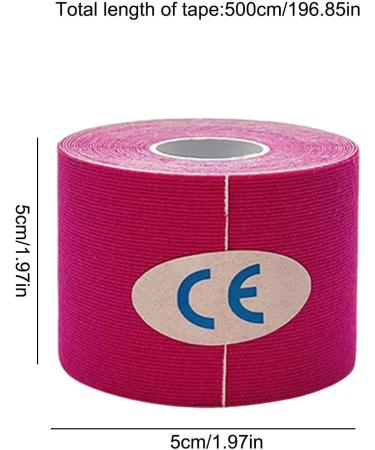 Fovolat Original Cotton Kinesiology Therapeutic Tape | Breathable Kinesiology Tape | Support Elastic Precut Strips Athletic Wraps for Professional Athletes 11 - Buy Online on GoSupps.com