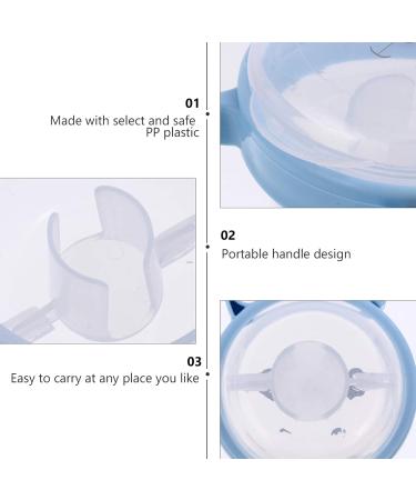 Milists 2-Piece Cartoon Animal Pacifier Storage Case - Clear Dust-Proof Container for Travel & Home - Ideal for Baby Essentials - Buy Online on GoSupps.com