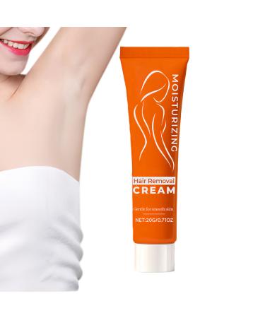Facial Hair Removal Cream | Soothing and Nourishing | 20g Hair Removal Cream for Sensitive Skin for Upper Lip Home Travel Daily Use Summer Wedding Beach Gym Brides Models Women