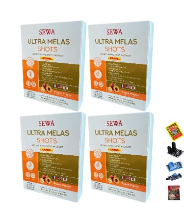 Advanced Moisture Nourish Sewa Ultra Melasshot: 10 Sachets of 30g. For Smooth and Innovative Beauty Skin (of 4) By Beautygoodshop Get Free For You Beauty Gifts