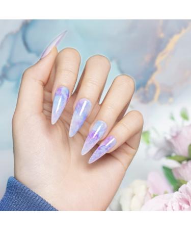 RARJSM Clear Blooming Gel Polish 15ML - UV/LED Soak Off Nail Art Polish for Magical DIY Manicure Design - Buy Online on GoSupps.com