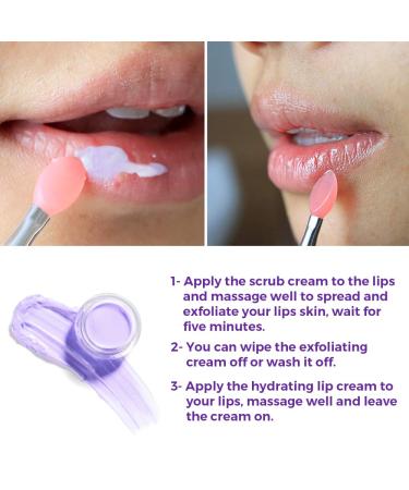 Overnight Lavender Lip Sleep Mask | Peeling & Moisturizing Treatment for Dry Lips - Double Effect Repair - Buy Online on GoSupps.com