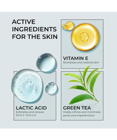 InstaSkincare Glycolic Acid Serum 15% - 8oz Extra Large for Radiant Skin Texture Improvement & Fine Lines - Best Serum for Uneven Tone - Buy Online on GoSupps.com
