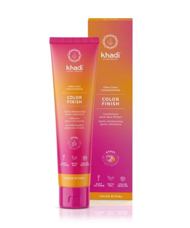 Khadi Color Finish After Color Conditioner fast color fixation immediate combability and brilliant shine - right after coloring hair 100% natural & vegan natural cosmetics 150ml - Buy Online on GoSupps.com