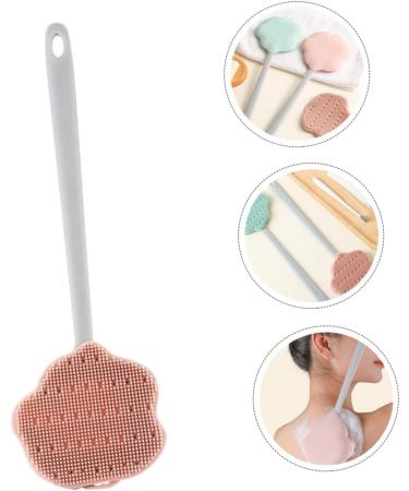 Hemoton Silicone Handle Bath Brush - Household Cleaning Scrubber for Bathroom - Shower and Body Brush - Buy Online on GoSupps.com