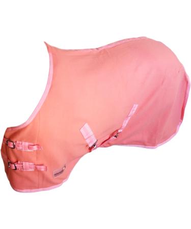 RL24 Sweat Rug BASICLINE - Breathable Fleeced Horse Transport Blanket with Cross Strap - Coralle 65cm | International Shipping Available - Buy Online on GoSupps.com