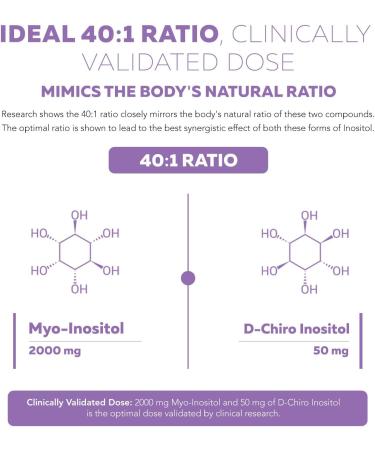 FemoSitol Inositol Powder | Myo-Inositol & D-Chiro Inositol Complex - Clinically Proven 40:1 Ratio (Vitamin B8) | PCOS Hormonal Balance & Healthy Ovarian Function Support (123 gram 60 Servings) - Buy Online on GoSupps.com