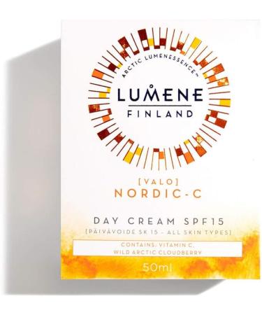 LUMENE VALO Vitamin C Day Cream SPF15 - 50ml | Protective Hydration - Buy Online on GoSupps.com