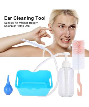 Ear Wax Removal Kit for Adults - Includes Irrigation Flushing System, Washer Bottle, Syringes, Cleaning Brush & Basin - Buy Online on GoSupps.com