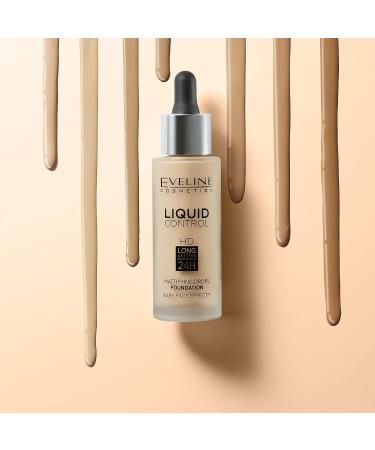 Eveline Cosmetics Liquid Control HD Mattifying Face Base 32 ml 011 Natural - Buy Online on GoSupps.com