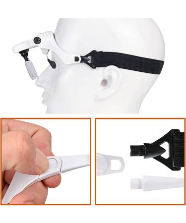 JMH Head Magnifier, Rechargeable Hands Free Headband Magnifying Glass with 2 Led,Professional Jeweler's Loupe Light Bracket and Headband are Interchangeable USB-Rechargeable - Buy Online on GoSupps.com