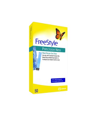 Freestyle Precision Neo Blood Glucose Test Strips, 50 Strips