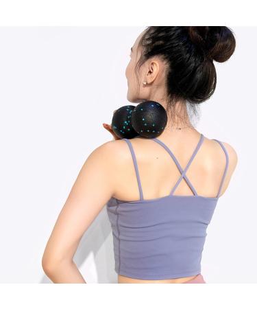 Shulllin 2 Set Fascia Ball Set - Trigger Point Massage Balls for Deep Tissue Relief | Lacrosse Ball for Fascia Training - Buy Online on GoSupps.com
