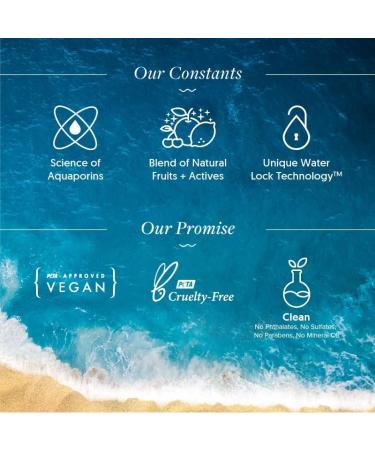 Hydrate+ Face Wash | Gentle Deep Cleansing & Hydration | Hyaluronic Acid & Coconut Water | Unisex Facial Cleanser for All Skin Types - 3.38 Fl Oz - Buy Online on GoSupps.com