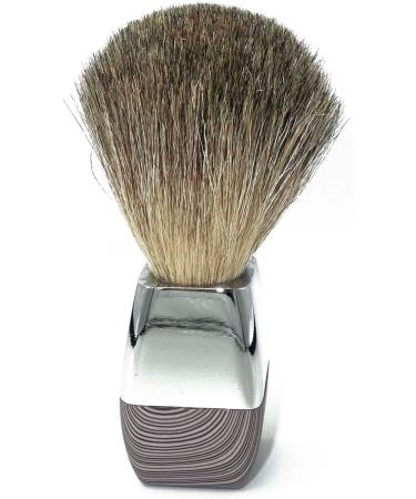BGGIWY High-Quality Shaving Brushes | Classic 4-Piece Gift Set for Men | Natural Roof Hair & Wooden Razor Holder - 15x20cm Silver - Buy Online on GoSupps.com