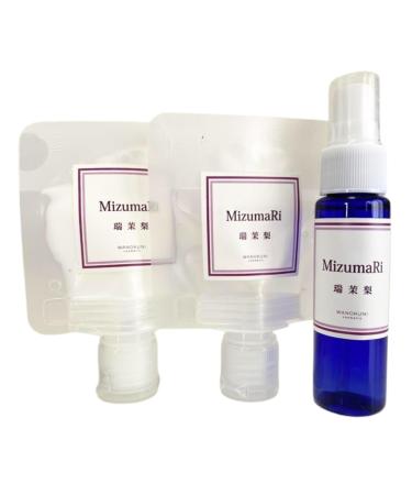 Limited to 50 Sets MizumaRi Trial 3-Piece Set Anti-Aging Skincare for Face & Scalp | Includes Lotion, Serum & Lift Cream | Boost Hair Volume & Firm Skin