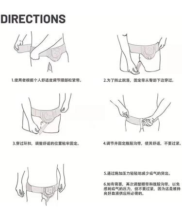 Adjustable Compression Hernia Support Band - Reduces Pain with Elastic Waistband Soft Foam & Breathable Material | Long-Term Comfort - Size L Black - Buy Online on GoSupps.com