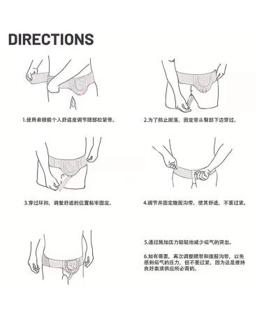 ZJchao Hernia Belt for Men & Women | Adjustable Compression Support Post-Surgery | Best Hernia Support Belt for Pain Relief (M - Buy Online on GoSupps.com