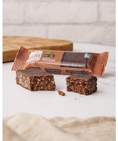 Naturally Pam Oat Bar - Vegan Gluten-Free & Cane Sugar-Free - Delicious Soft Brownie Cereal Bar by Pamela Reif (12x40g) - Buy Online on GoSupps.com