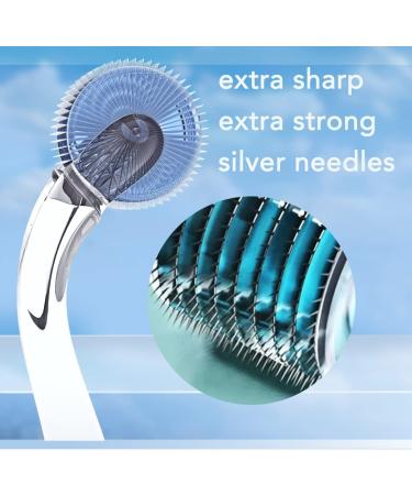 AUDUODUO Dermaroller 0.5 mm Needle Roller Microneedling Roller for Skin Care and Hair Care with Micro Needling 540 Silver Needles Face Roller with Needles - Buy Online on GoSupps.com