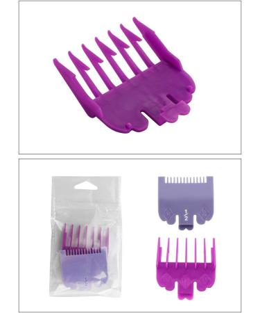 Geynutaly 2Pcs/Set Hair Clipper Guide Comb Beard Trimmer Comb Trimmer Shaver Comb Replacement Clipper Blade Cutter Sleeve - Buy Online on GoSupps.com