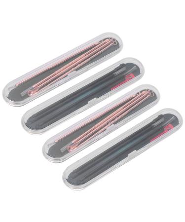 Blackness pimples removal Tool stainless steel professional rose gold pink acne removal tweezers kit for removing acne