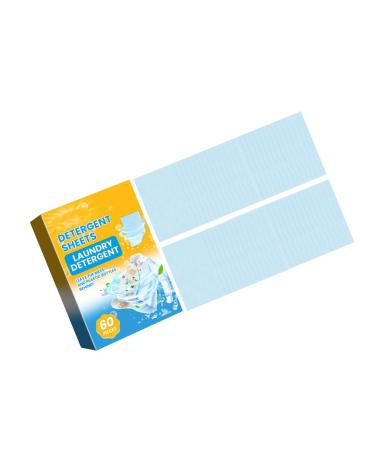 Laundry Detergent Sheets Laundry Soap Strips Liquid Less for Dorm Travel Camping Stain Fighting Laundry Detergent Strips Laundry Detergent Sheets 1 box