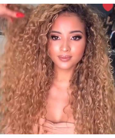 Buy High-Quality African Long Ombre Wigs for Women | Sexy Cosplay Synthetic Curly Afro Wigs - Buy Online on GoSupps.com