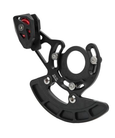 Bike Chain Guide,Aluminium Alloy CG12 Direct Single Disc Direct Mount Chainring Chain Protector for Bikes Safe Black