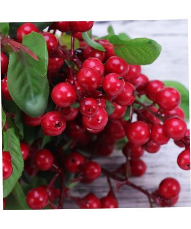 Zerodeko 10 Pcs Wedding Decoration Simulation Berry Branch Christmas Berry Pick Vases for Flowers Flower Vase Artificial Red Berry Stems Floral Plants Picks Display Blueberry Fruit Vacation Redx2pcs Size 5x2pcs - Buy Online on GoSupps.com