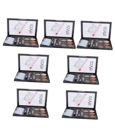 Didiseaon 7 Sets Eyebrow Powder Set Makeup Eyebrow Powder Flash Suit Eyebrow Pencil Eyebrow Stickers Abs