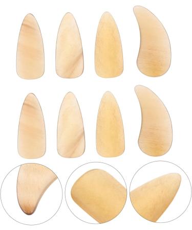 POPETPOP 8 Pcs Guzheng nail pieces Finger Picks music Finger Nail Protectors lute instrument thumb picks fake nails for kids Protective Guzheng Fake Nails child horns guqin 2.5X1.2X0.1CM Light Yellow 02 - Buy Online on GoSupps.com