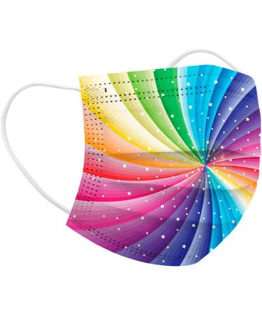 Buy NcQifei 50pcs Kids Disposable 3-Layer Face Masks Cute Cartoon Design Breathable & Colorful Protection for Boys & Girls - Buy Online on GoSupps.com