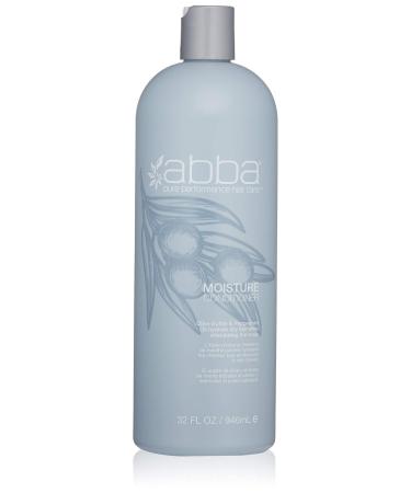 ABBA Moisture Conditioner  Olive Butter & Peppermint Oil Moisturize  Hydrate & Strengthen Dry Hair  Multiple Sizes 32 Fl Oz (Pack of 1)