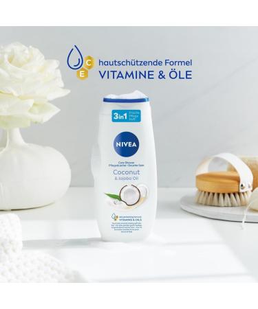 NIVEA Coconut and JojobaOil Shower Gel 250 ml - Buy Online on GoSupps.com
