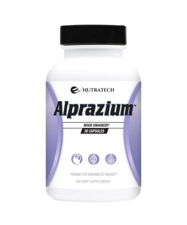 Alprazium - Natural Stress Relief Supplement for Promoting Better Mood, Relaxation and Calming. (30 Capsules)