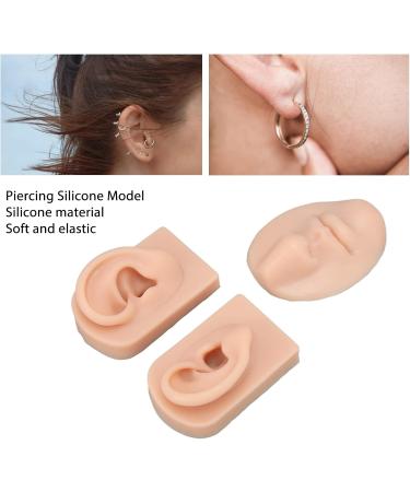 Hywhuyang 3D Silicone Nose & Mouth Model - Realistic Display Props for Earrings & Jewelry - Perfect for Ear Hole Stinging & Seam Exercises - Light Skin Tone - Buy Online on GoSupps.com