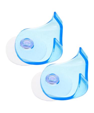 Angoily 2st razor holder shower hook for bathroom suction hook razor shaver razor hook holder for the razor in the bathroom storage holder.