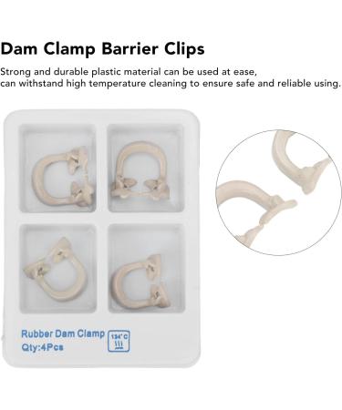 Agate Tooth Matrices Set - 4 Professional Dam Clamp Barrier Clips for Dental Care - Buy Online on GoSupps.com