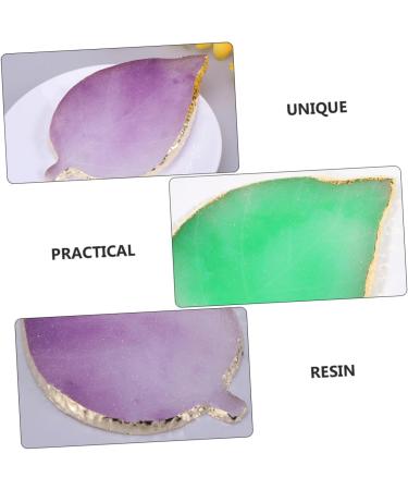  Healvian Healvian 2 Piece Nail Palette Practical Manicure Palette Display Trays for Nail Art Jewelry Tray Nail Art Palette Leaves Palette Display Racks for Nail Tips Nail Display Racks Resin - Buy Online on GoSupps.com