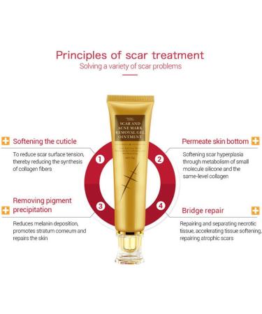  Fyearfly Scar Removal Gel 1.1 oz Scar Repair Gel Cleansing Soothing Nourishing Scars Burns Cuts Gel for Damaged Skin - Buy Online on GoSupps.com