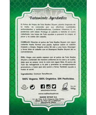 RADHE 11444 Tulsi Capillary Treatment - Bamboo | Natural Hair Care Nourish & Repair | International Shipping Available - Buy Online on GoSupps.com