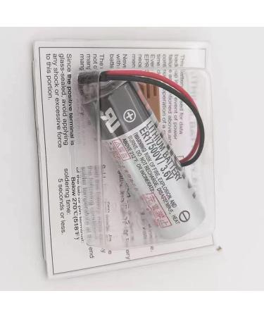 Buy ER17500V 3.6V Battery Pack of 5 - 2700mAh PLC CNC Backup Battery with Brown Plug - International Shipping Available - Buy Online on GoSupps.com
