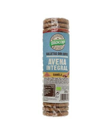 Biocop Biocop Whole Oatmeal Biscuits Cinnamon 250g