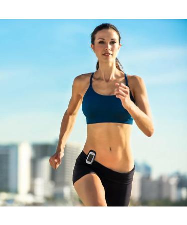 Jinlaili 3D Pedometer - Simple Fitness Tracker with Large LCD Display | Step Mile/KM Calorie & Activity Time Monitor | Clip & Lanyard Included | No App Required - Buy Online on GoSupps.com