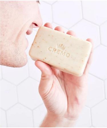 Cremo Exfoliating Body Bars Blue Cedar & Cypress - Pack of 3, 18 oz Bars with Lava Rock, Oat Kernel & Shea Butter for Smooth, Healthy Skin - Buy Online on GoSupps.com