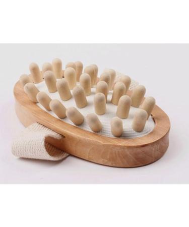 Yardwe Wooden Cellulite Massage Body Massager for Hair Stimulation and Skin Exfoliation - Buy Online on GoSupps.com